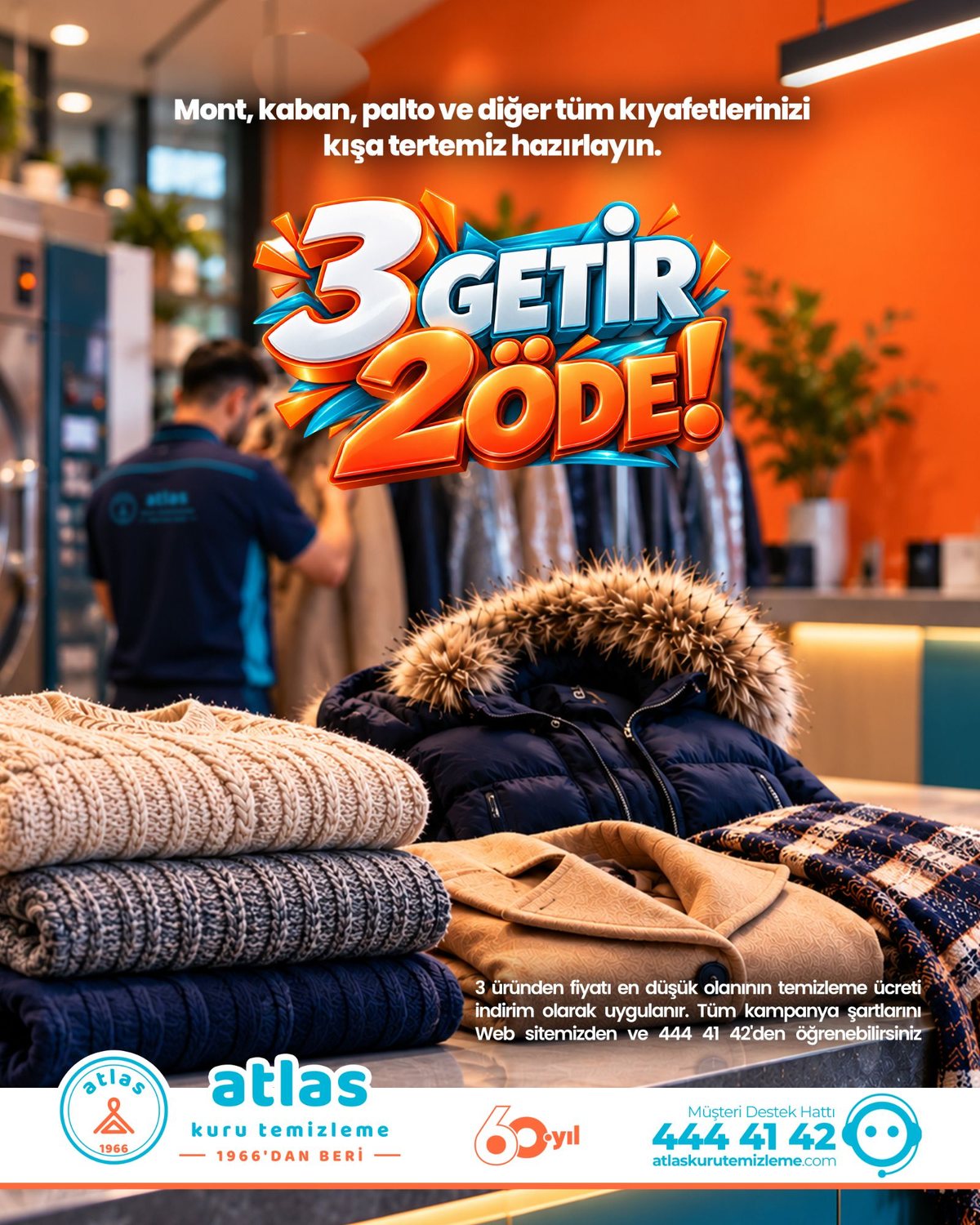 3 Getir 2 Öde kampanya afişi