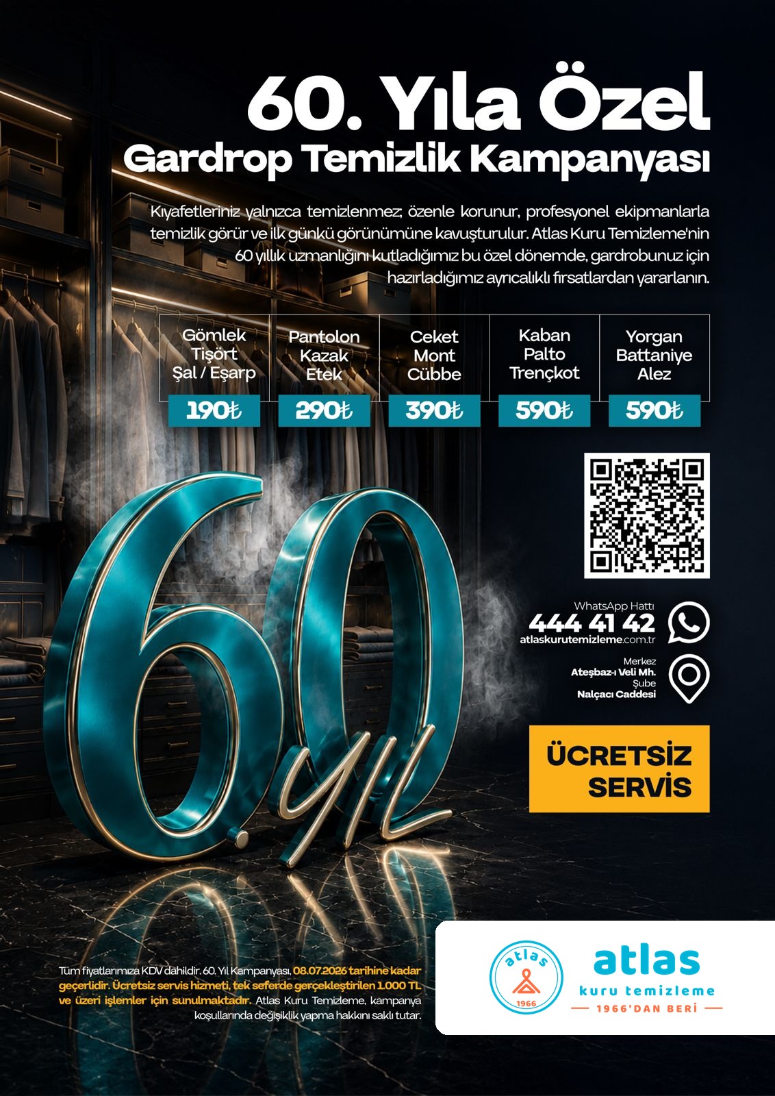 60. Yıla Özel Gardırop Temizlik Kampanyası